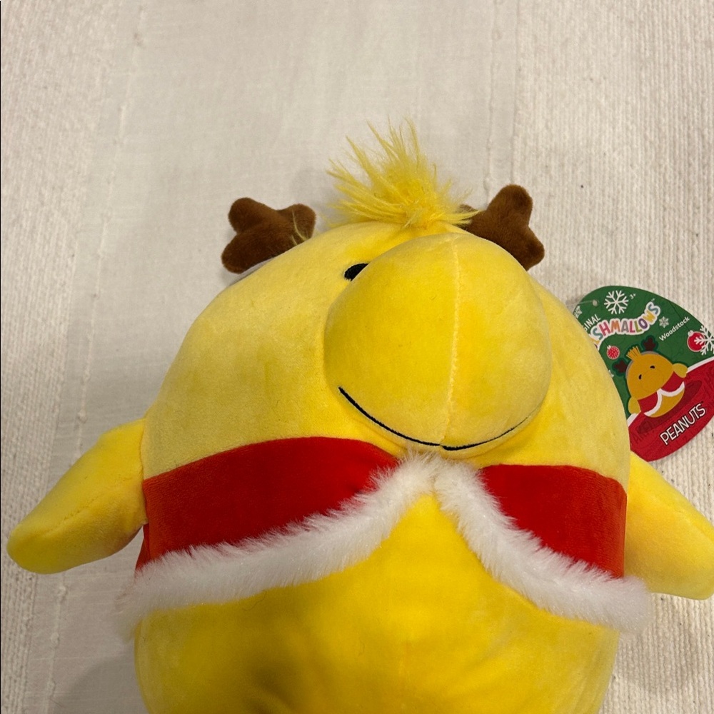 Peanuts Yellow Plush with Red and White Trim